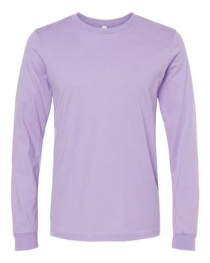 BELLA + CANVAS Unisex Jersey Long Sleeve Tee - Dark Lavender