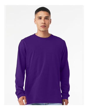 BELLA + CANVAS Unisex Jersey Long Sleeve Tee - Team Purple