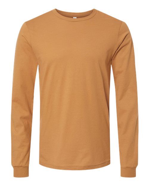 BELLA + CANVAS Unisex Jersey Long Sleeve Tee - Toast