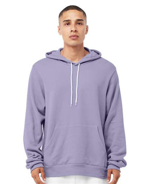 BELLA + CANVAS Unisex Sponge Fleece Hoodie Sweatshirt - Dark Lavender