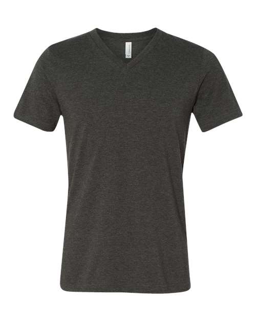 BELLA + CANVAS Unisex Heather CVC V-Neck Tee