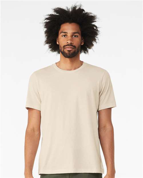 BELLA + CANVAS CVC Jersey Tee - Heather Oatmeal