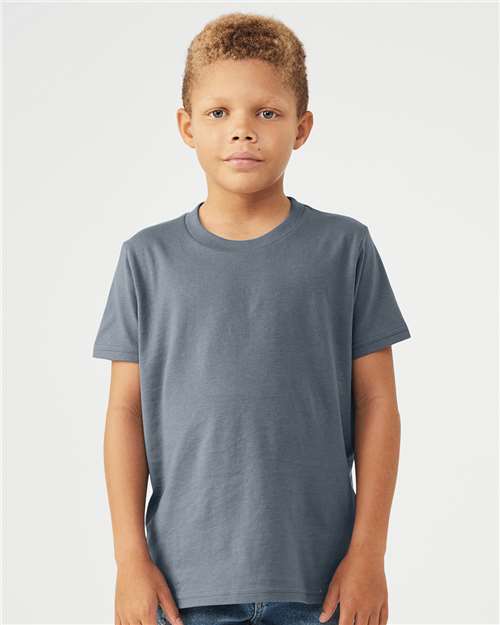 BELLA + CANVAS Youth Jersey Tee - Asphalt