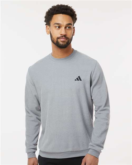 Adidas Men's Terry Loop Crewneck Sweatshirt
