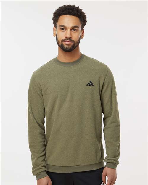 Adidas Men's Terry Loop Crewneck Sweatshirt