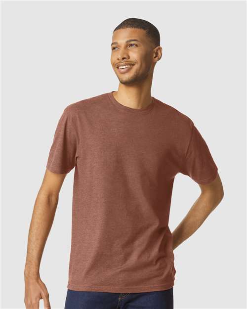 Gildan Unisex Softstyle® CVC T-Shirt - Cocoa Mist