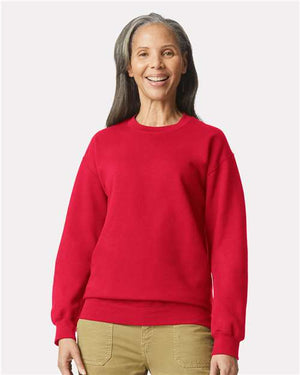 Gildan Unisex Softstyle® Midweight Crewneck Sweatshirt - Red