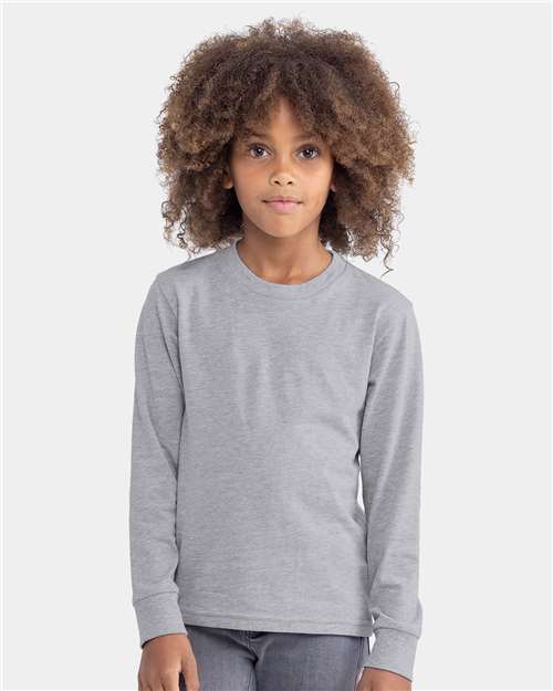 Next Level Youth Cotton Long Sleeve T-Shirt