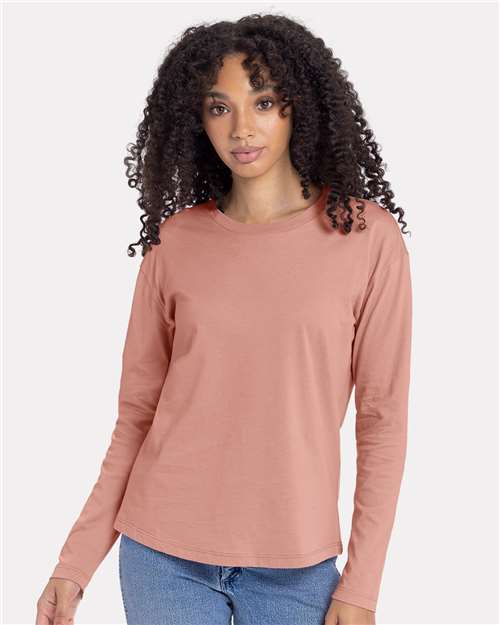 Next Level Women's Cotton Relaxed Long Sleeve T-Shirt