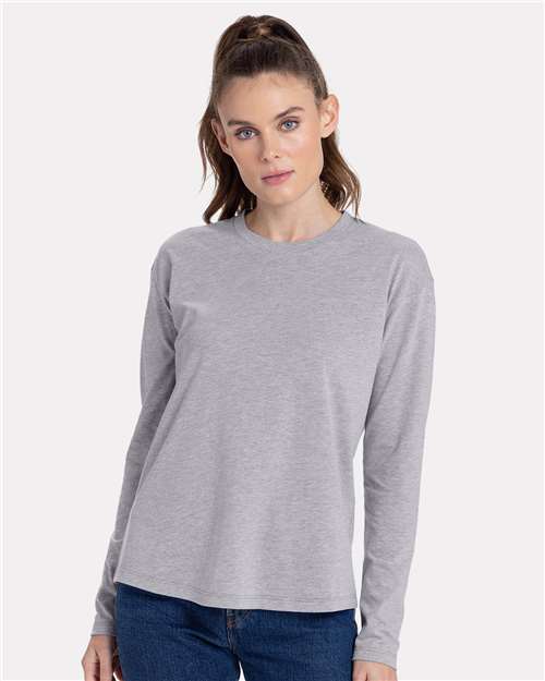 Next Level Women's Cotton Relaxed Long Sleeve T-Shirt