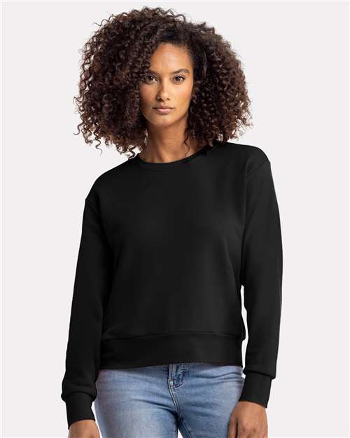 Next Level Women's Laguna Sueded Crewneck Sweatshirt