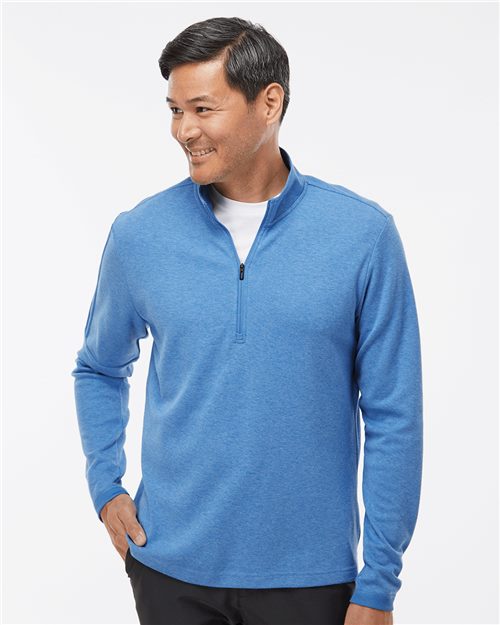 Adidas Men's 3-Stripes Quarter-Zip Sweater Pullover