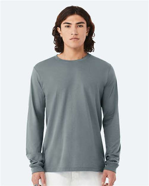 BELLA + CANVAS Unisex Jersey Long Sleeve Tee - Blue Storm