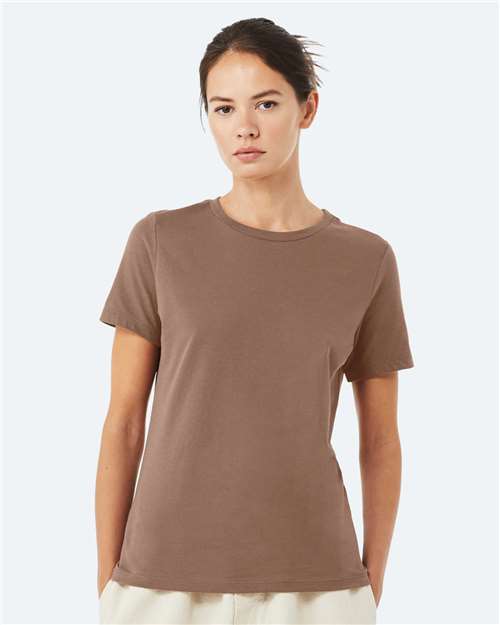 BELLA + CANVAS Women’s Relaxed Jersey Tee - Vintage Brown