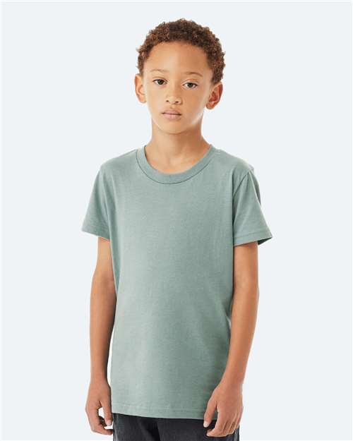 BELLA + CANVAS Youth Jersey Tee - Asphalt