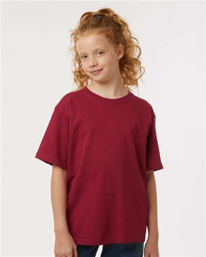 M&O Youth Gold Soft Touch T-Shirt - Cardinal Red