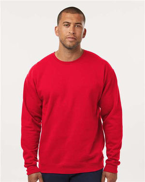 M&O Unisex Crewneck Fleece - Red