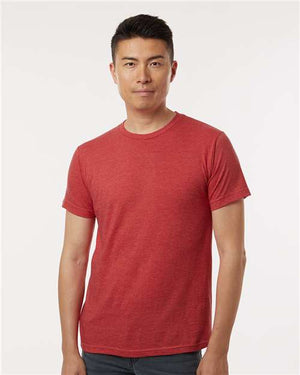 M&O Fine Jersey T-Shirt - Heather Red