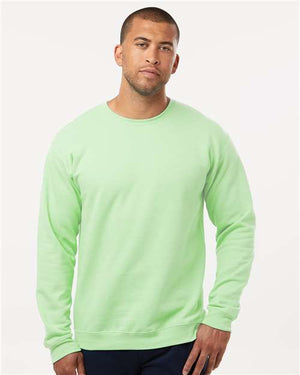 M&O Unisex Crewneck Fleece - Neo Mint
