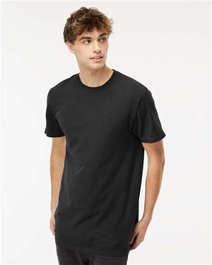 M&O Unisex Vintage Garment-Dyed T-Shirt - Black