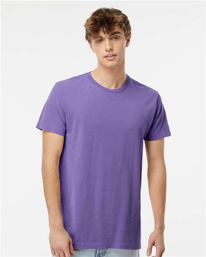 M&O Unisex Vintage Garment-Dyed T-Shirt - Violet