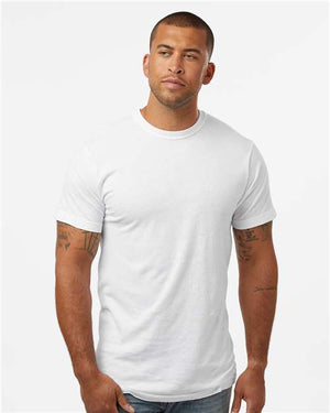 M&O Unisex Vintage Garment-Dyed T-Shirt - White