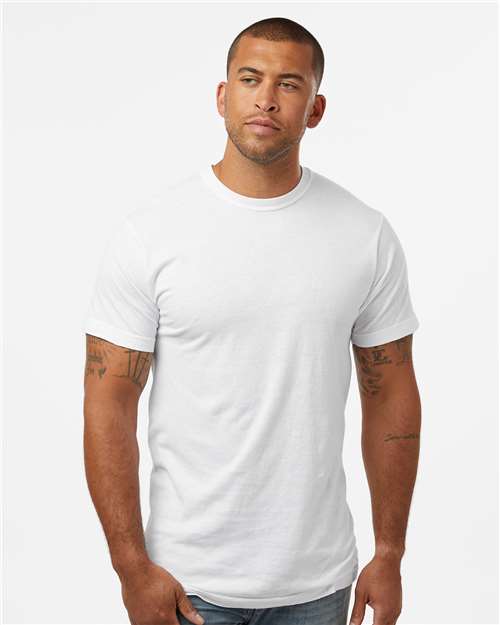 M&O Unisex Vintage Garment-Dyed T-Shirt - White