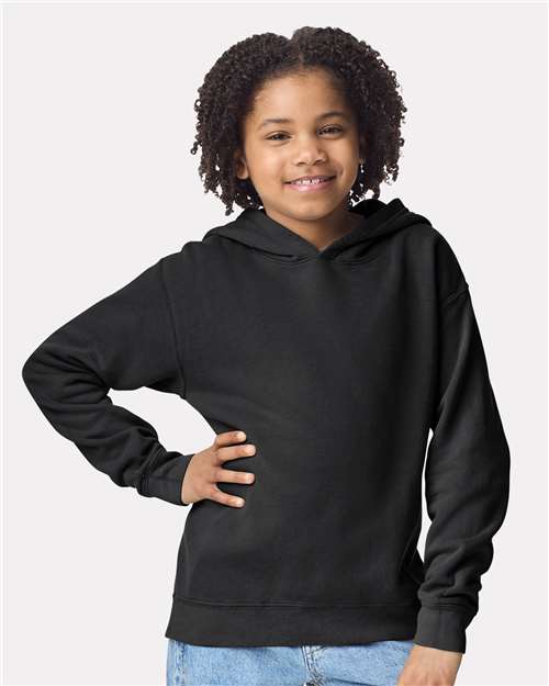 Comfort Colors Youth Garment-Dyed Lightweight Fleece Hooded Sweatshirt