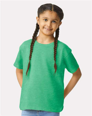 Gildan Youth Softstyle® T-Shirt - Heather Irish Green