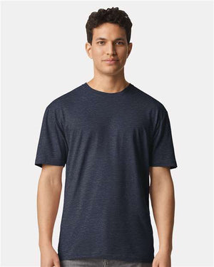 Gildan Unisex Light Cotton T-Shirt - Heather Navy