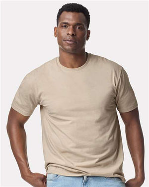 Gildan Unisex Light Cotton T-Shirt - Sand