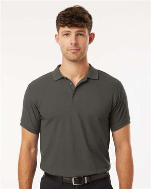 AllPro Men's Pique Polo - Charcoal