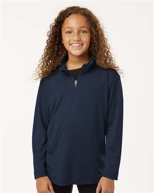 AllPro Youth Pro-Lock Performance Quarter-Zip Pullover