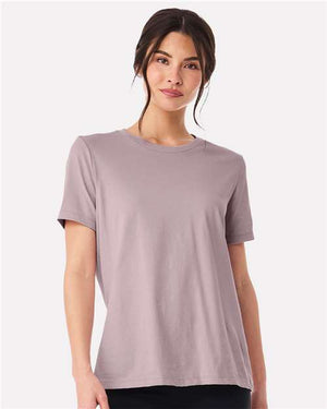BELLA + CANVAS Women’s Relaxed Jersey Tee - Pink Gravel
