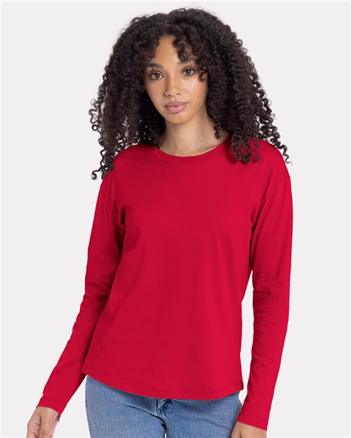 Next Level Women's Cotton Relaxed Long Sleeve T-Shirt