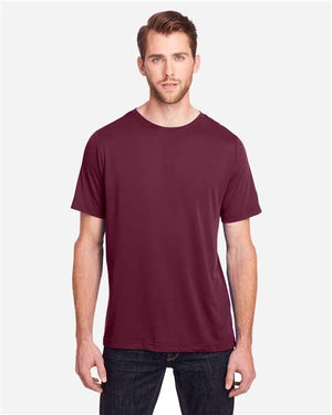 CORE365 Unisex Fusion ChromaSoft™ Performance T-Shirt - Burgundy