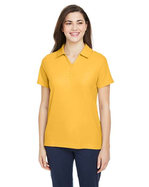 CORE365 Women's Fusion ChromaSoft™ Pique Polo - Campus Gold