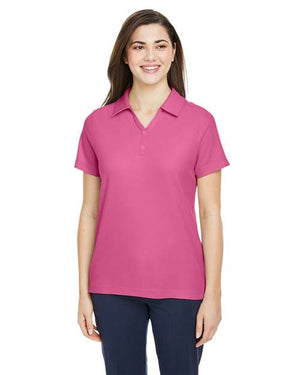 CORE365 Women's Fusion ChromaSoft™ Pique Polo - Charity Pink