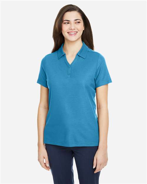 CORE365 Women's Fusion ChromaSoft™ Pique Polo - Acid Green