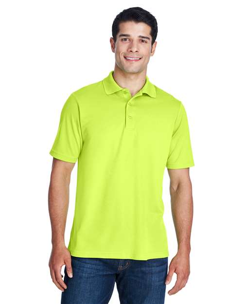 CORE365 Men's Origin Performance Piqué Polo - Safety Yellow