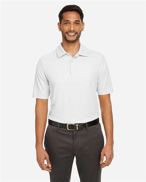 CORE365 Men's Fusion ChromaSoft™ Pique Polo - White