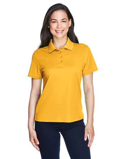 CORE365 Women's Origin Performance Piqué Polo - Campus Gold