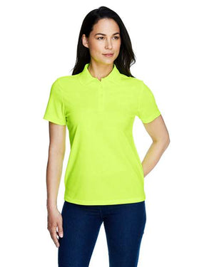 CORE365 Women's Origin Performance Piqué Polo - Safety Yellow