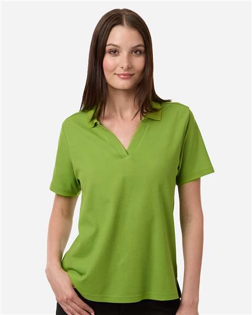 CORE365 Women's Resolve CVC Performance Pique Polo - Acid Green
