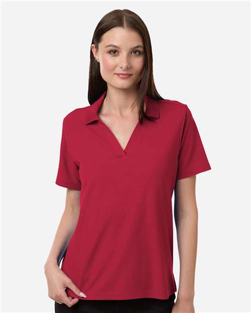 CORE365 Women's Resolve CVC Performance Pique Polo - Classic Red