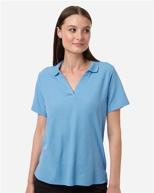 CORE365 Women's Resolve CVC Performance Pique Polo - Columbia Blue