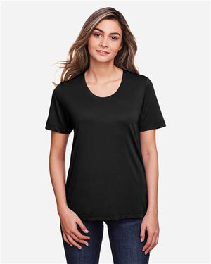 CORE365 Women's Fusion ChromaSoft™ Performance T-Shirt - Black