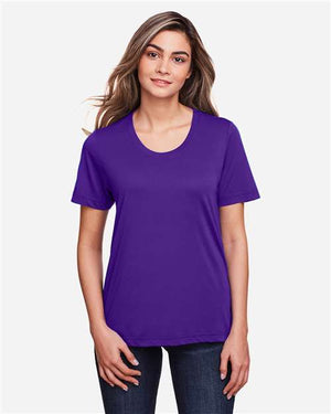 CORE365 Women's Fusion ChromaSoft™ Performance T-Shirt - Campus Purple