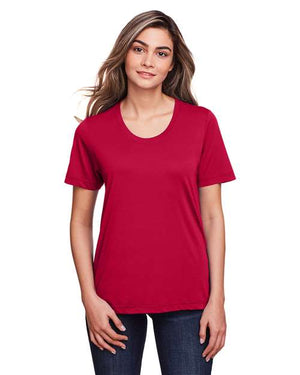 CORE365 Women's Fusion ChromaSoft™ Performance T-Shirt - Classic Red