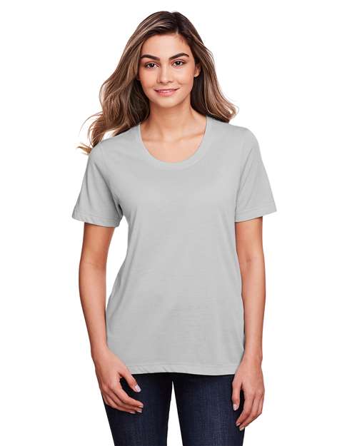 CORE365 Women's Fusion ChromaSoft™ Performance T-Shirt - Platinum